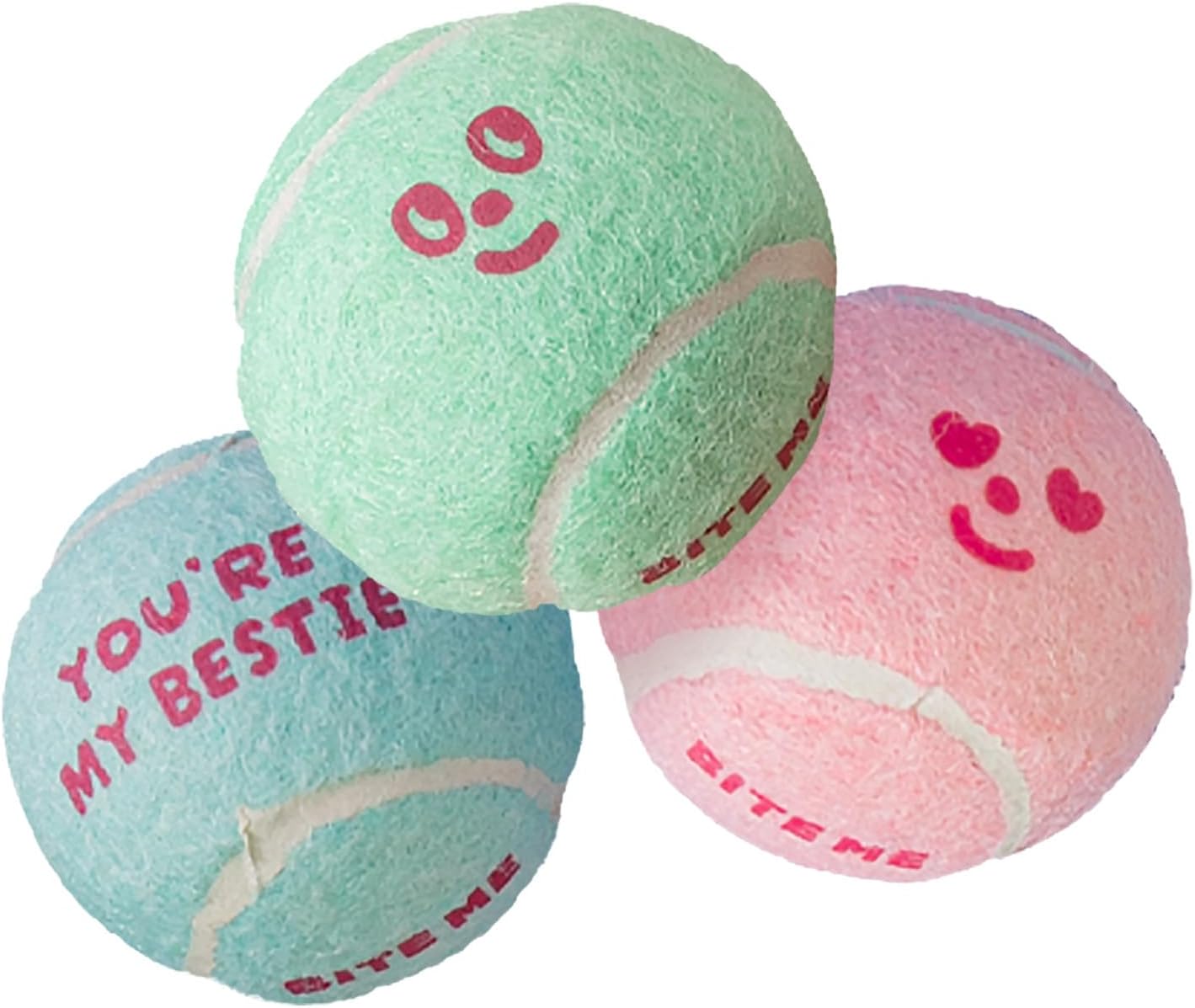 BITE ME - Mini Tennis Balls Toy (3個入)
