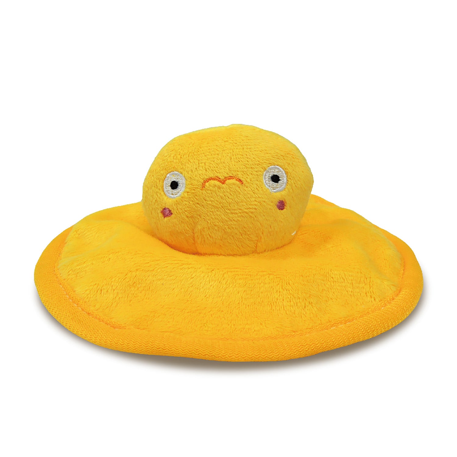 PetzRoute UFO Catch Toy 青蛙發聲玩具（黃色）